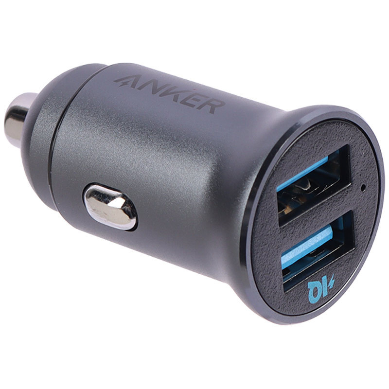 شارژر فندکی فست شارژ Anker PowerDrive 2 ALLOY A2727H12 2.4A 12W
