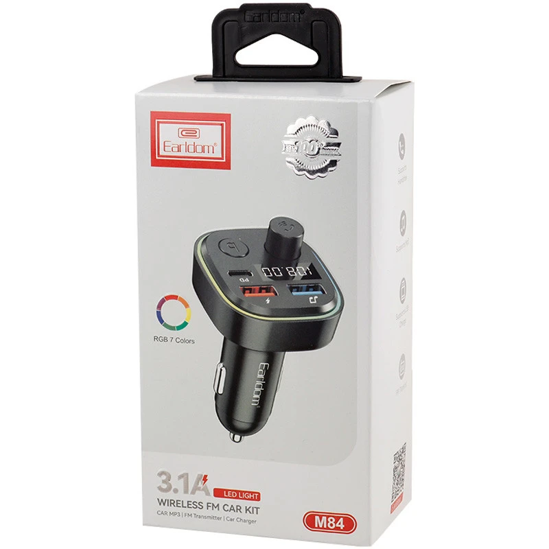 شارژر فندکی + FM Player بلوتوثی Earldom ET-M84