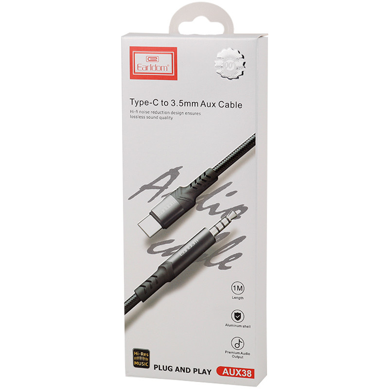 کابل تبدیل Earldom ET-AUX38 Type-C To AUX 1m