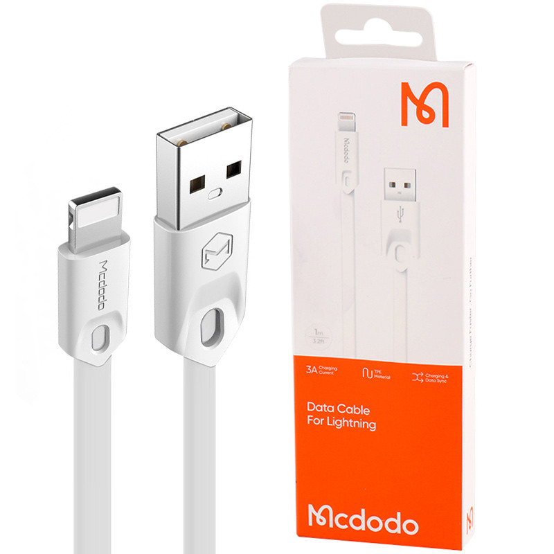 کابل آیفونی فست شارژ Mcdodo CA-0313 3A 1m