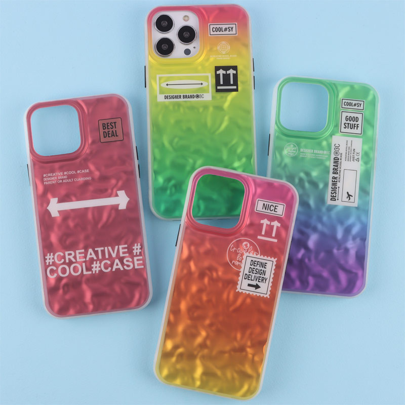 قاب Gradient Holographic برجسته iPhone 13 Pro Max