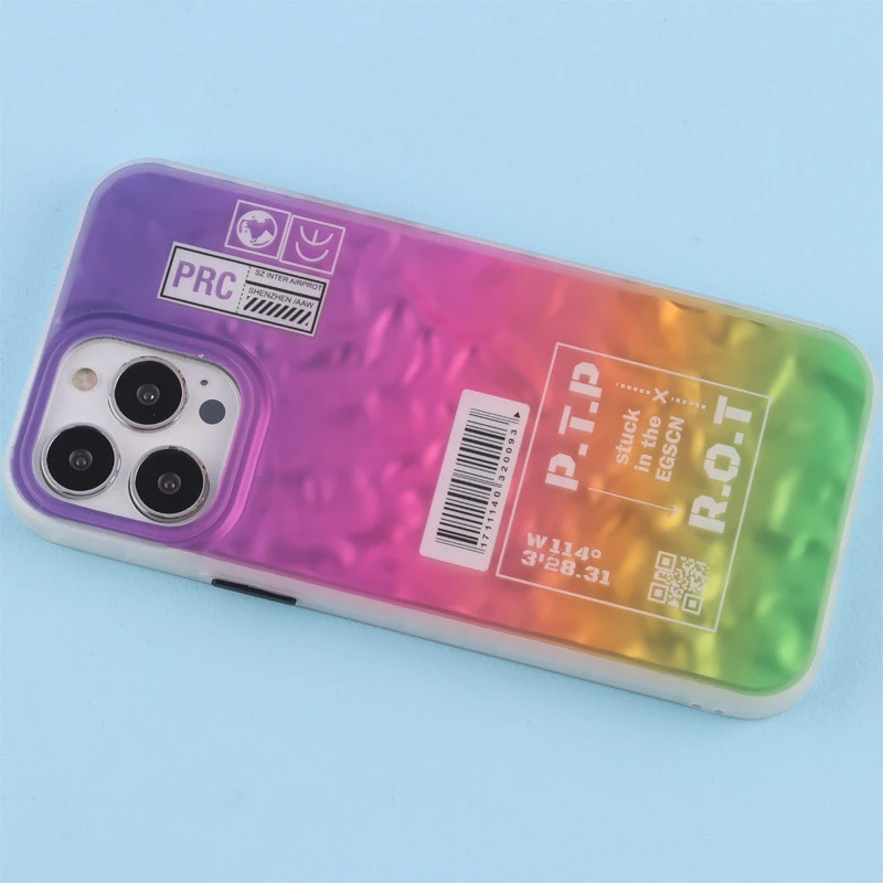 قاب Gradient Holographic برجسته iPhone 13 Pro Max