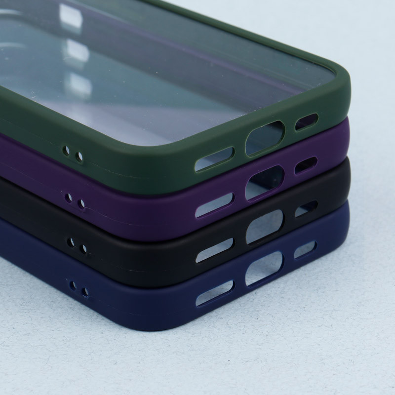 قاب PC شفاف Case Pro استند شو + محافظ لنز رینگی iPhone 13