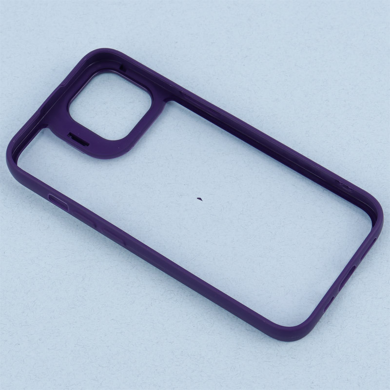 قاب PC شفاف Case Pro استند شو + محافظ لنز رینگی iPhone 13