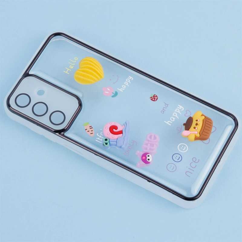 قاب شفاف عروسک برجسته محافظ لنزدار Samsung Galaxy A15