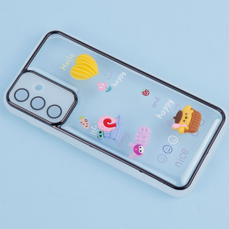 قاب شفاف عروسک برجسته محافظ لنزدار Samsung Galaxy A15
