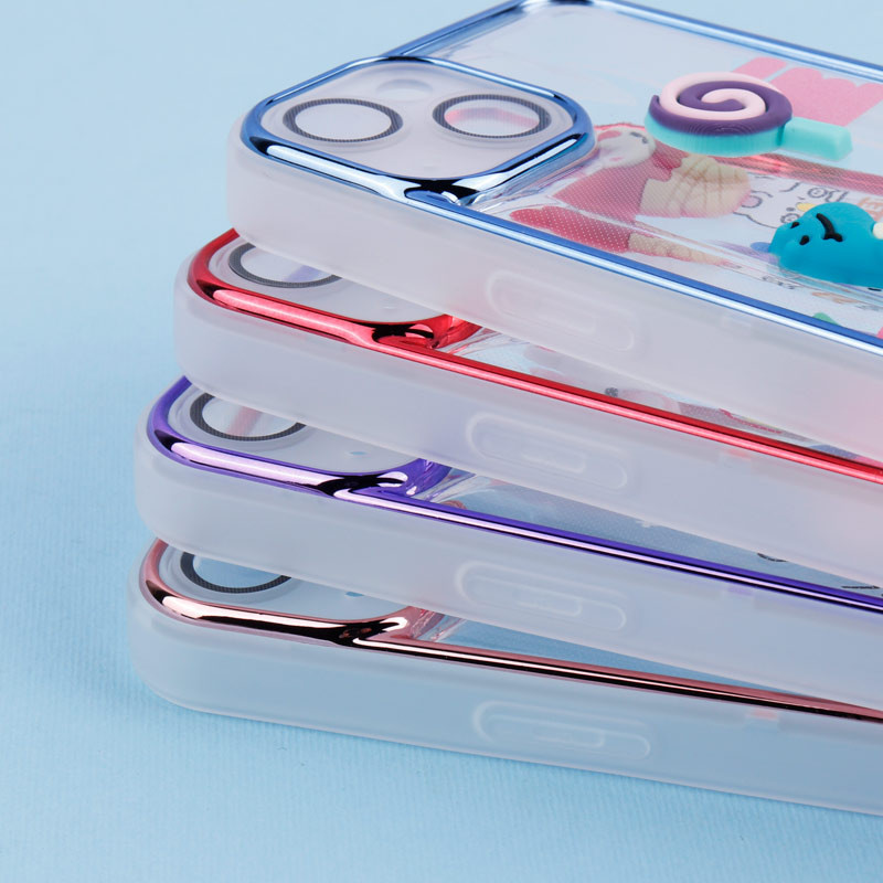 قاب شفاف عروسک برجسته محافظ لنزدار iPhone 13