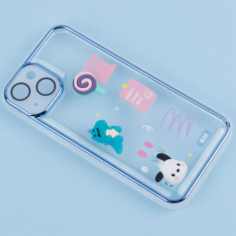 قاب شفاف عروسک برجسته محافظ لنزدار iPhone 13