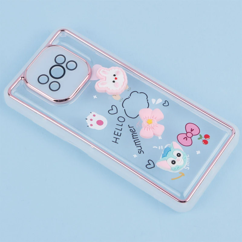 قاب شفاف عروسک برجسته محافظ لنزدار Xiaomi Poco X3 / X3 Pro