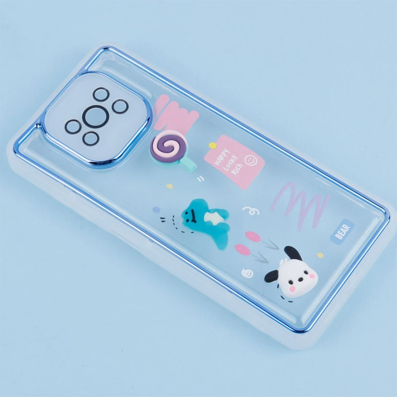قاب شفاف عروسک برجسته محافظ لنزدار Xiaomi Poco X3 / X3 Pro
