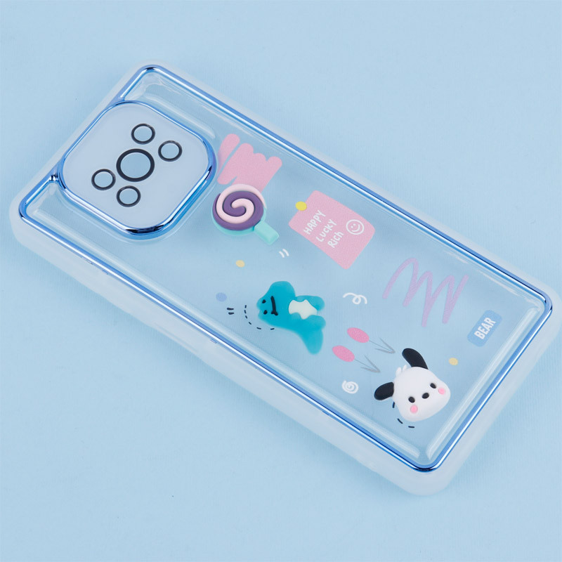 قاب شفاف عروسک برجسته محافظ لنزدار Xiaomi Poco X3 / X3 Pro