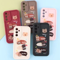 قاب سولید کیس عروسکی پاستیلی محافظ لنزدار Samsung Galaxy A54