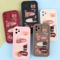 قاب سولید کیس عروسکی پاستیلی محافظ لنزدار iPhone 11