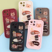 قاب سولید کیس عروسکی پاستیلی محافظ لنزدار iPhone 13