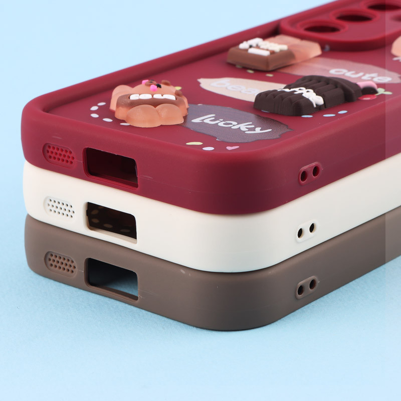 قاب سولید کیس عروسکی پاستیلی محافظ لنزدار Samsung Galaxy S23 FE 5G