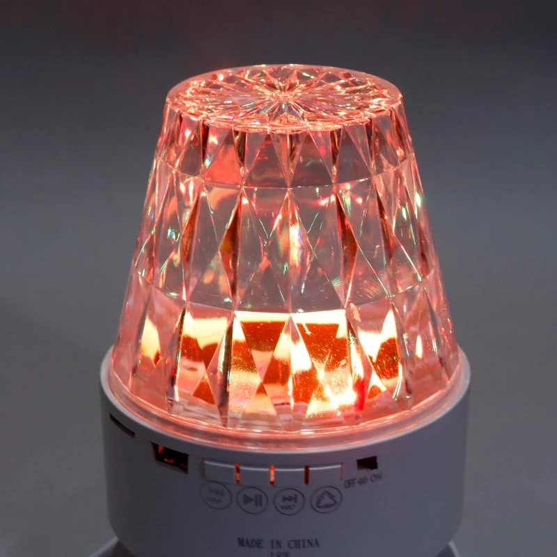 اسپیکر بلوتوثی رم و فلش خور چراغ دار Diamond Music Light + ریموت کنترل