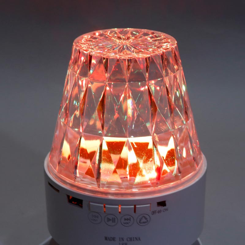 اسپیکر بلوتوثی رم و فلش خور چراغ دار Diamond Music Light + ریموت کنترل