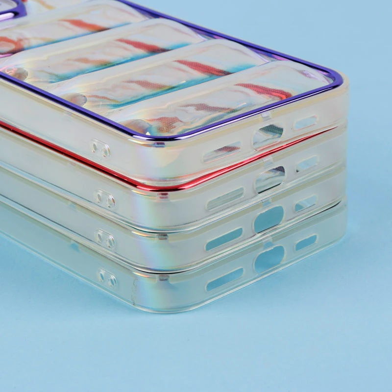 قاب پافر هفت رنگ محافظ لنزدار iPhone 15 Pro Max