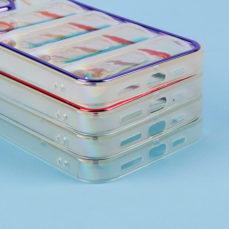 قاب پافر هفت رنگ محافظ لنزدار iPhone 15 Pro Max