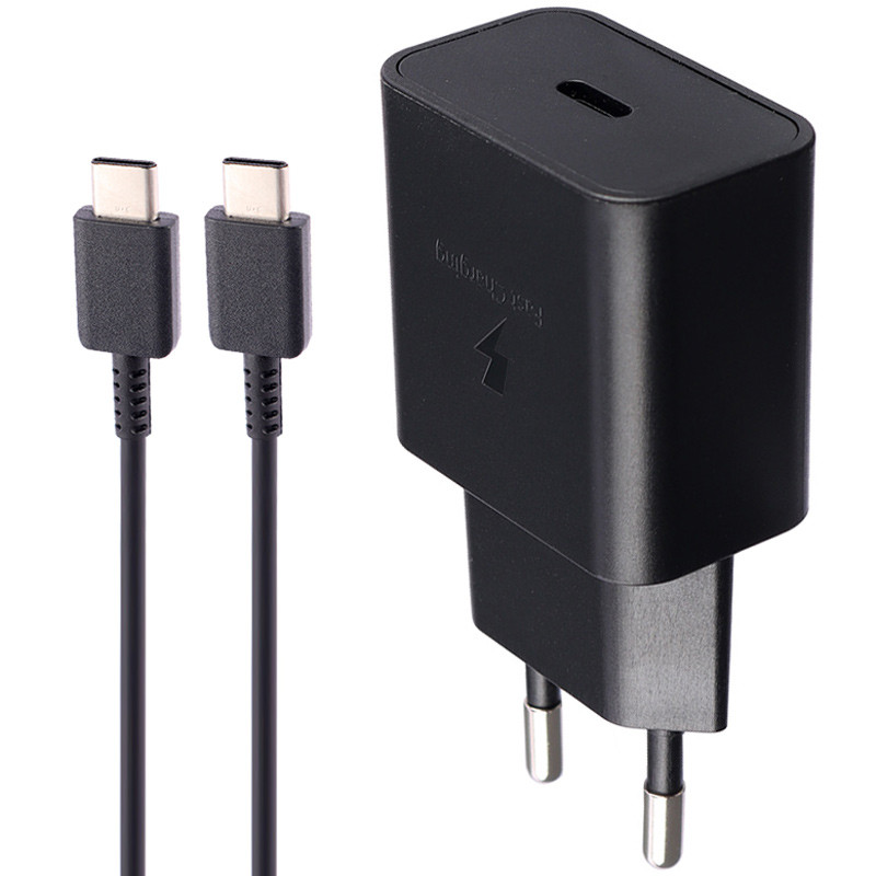 شارژر دیواری 15 وات سامسونگ EP-T1510 PD 2A + کابل تبدیل تایپ سی