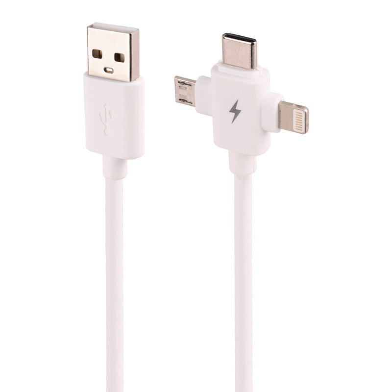 شارژر دیواری فست شارژ Arson AN-W3B PD 3A + کابل 3 سر