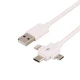 شارژر دیواری فست شارژ Arson AN-W3B PD 3A + کابل 3 سر
