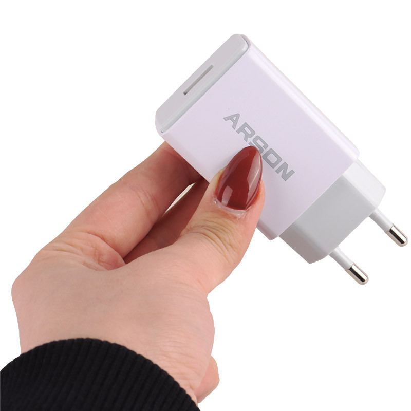 شارژر دیواری فست شارژ Arson AN-W3B PD 3A + کابل 3 سر