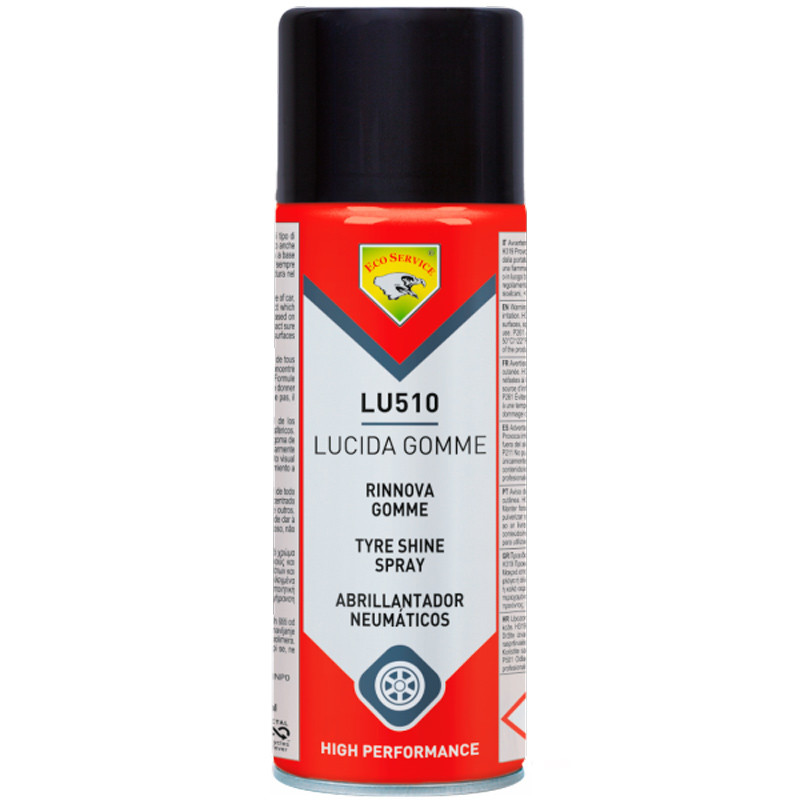اسپری تمیز کننده لاستیک Eco Service Lucida Gomme LU510 400ml