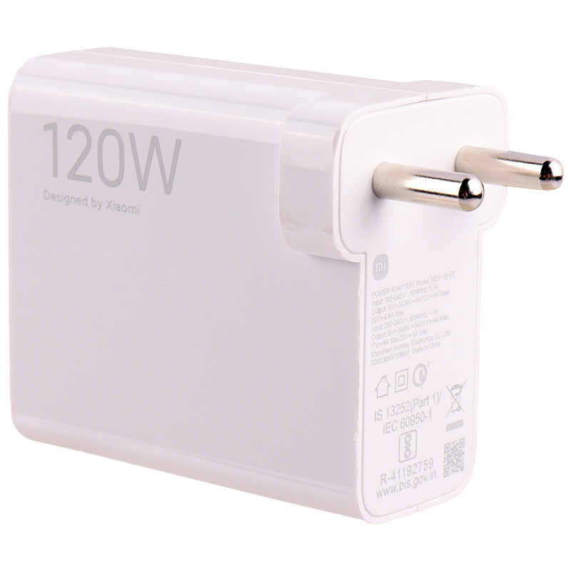 کلگی فست شارژ Xiaomi MDY-13-EP 6A PD 120W سرجعبه