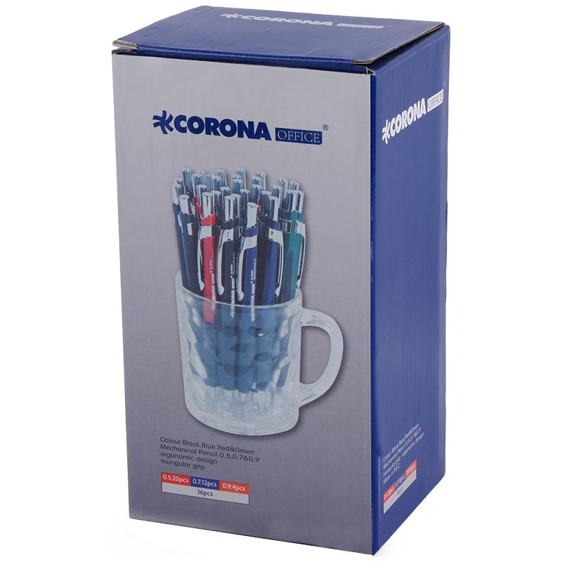 مداد نوکی Corona CO7010F بسته 36 عددی