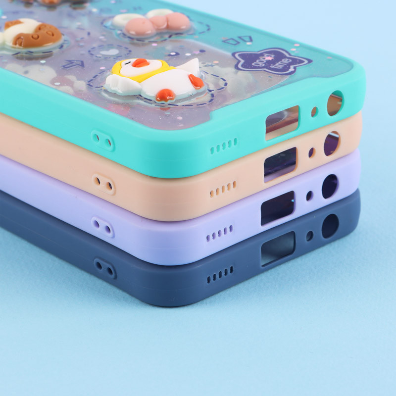 قاب شفاف شاینی متال ایرون عروسک برجسته Samsung Galaxy A15