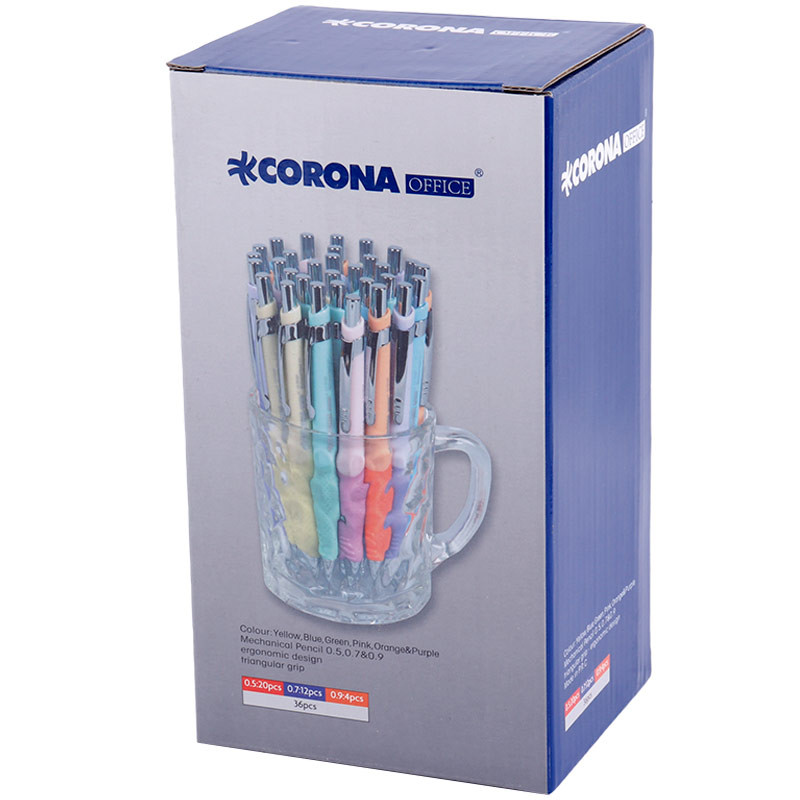 مداد نوکی Corona CO7010P بسته 36 عددی