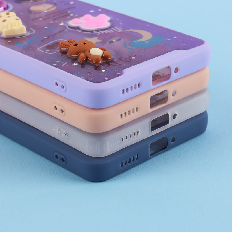 قاب شفاف شاینی متال ایرون عروسک برجسته Xiaomi Poco X5 Pro