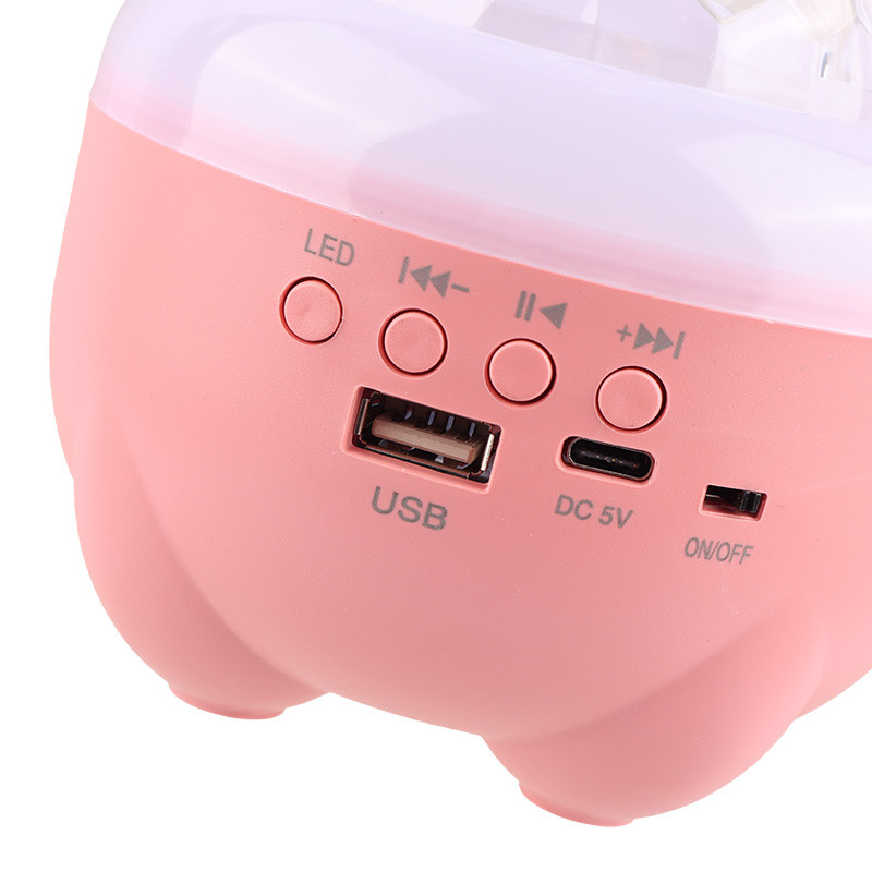 چراغ رقص نور اسپیکر دار بلوتوثی LT-760 LED