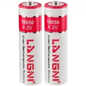 باتری لیتیوم استوانه ای Langni 18650 3000mAh بسته 2 عددی