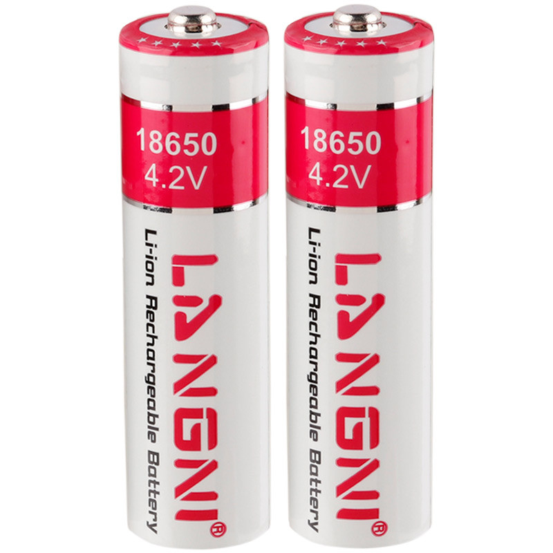 باتری لیتیوم استوانه ای Langni 18650 3000mAh بسته 2 عددی