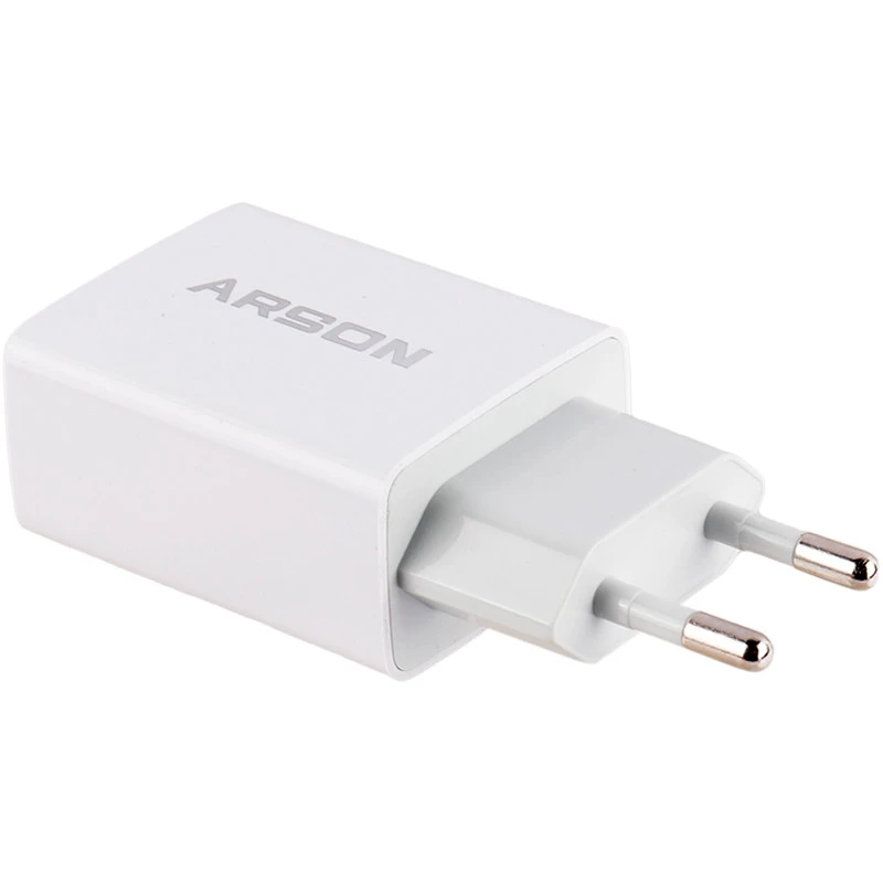 شارژر دیواری فست شارژ Arson AN-W3A QC3.0 3A 15W + کابل تایپ سی