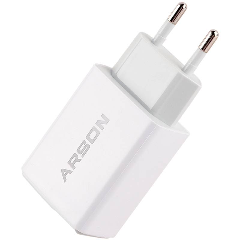شارژر دیواری فست شارژ Arson AN-W3A QC3.0 3A 15W + کابل تایپ سی