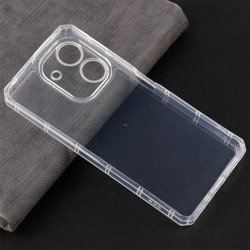 قاب ژله ای بی رنگ محافظ لنزدار Xiaomi Redmi 13C / Poco C65