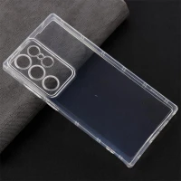قاب ژله ای بی رنگ سامسونگ Galaxy S23 Ultra محافظ لنزدار