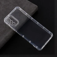 قاب ژله ای بی رنگ سامسونگ Galaxy A03s محافظ لنزدار