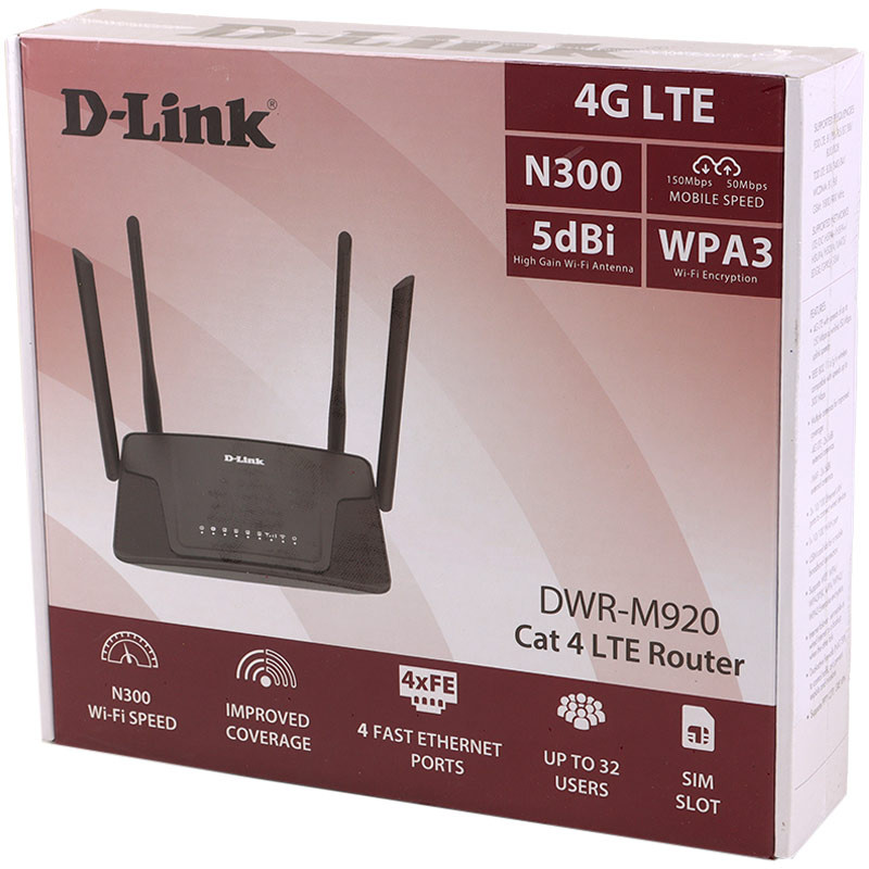 مودم روتر سیمکارتی 4G LTE دی لینک DWR-M920 V2.0