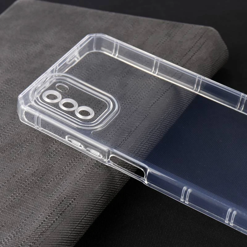 قاب ژله ای بی رنگ محافظ لنزدار Xiaomi Poco M3