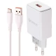 شارژر دیواری فست شارژ Arson AN-W3A QC3.0 3A 15W + کابل تایپ سی
