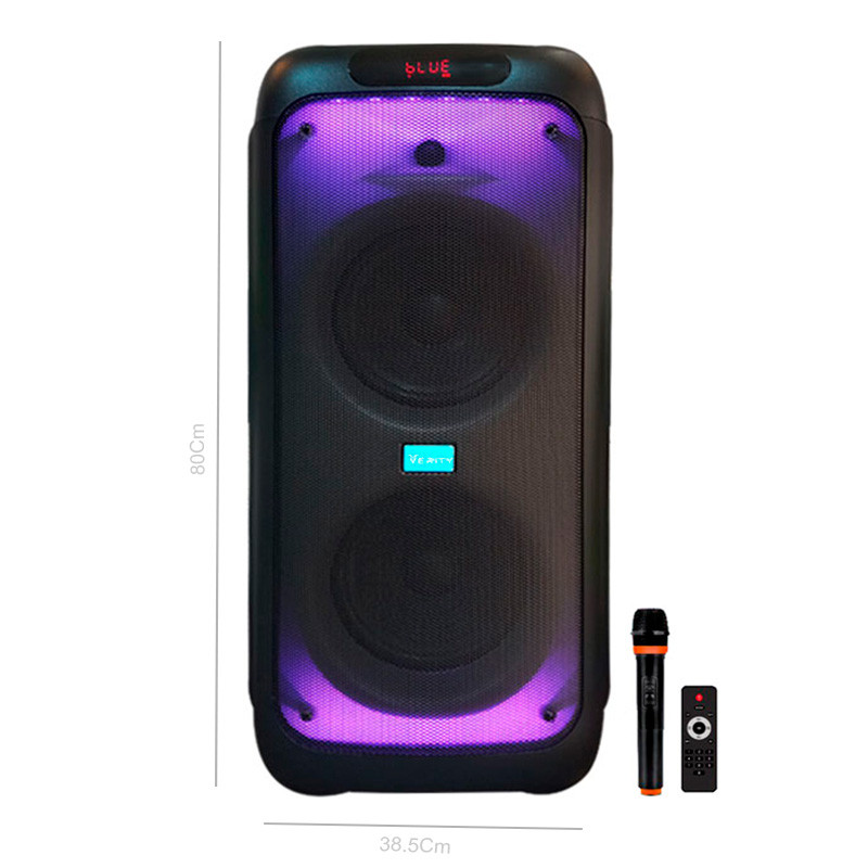 اسپیکر چمدانی بلوتوثی رم و فلش خور Verity V-PS2208