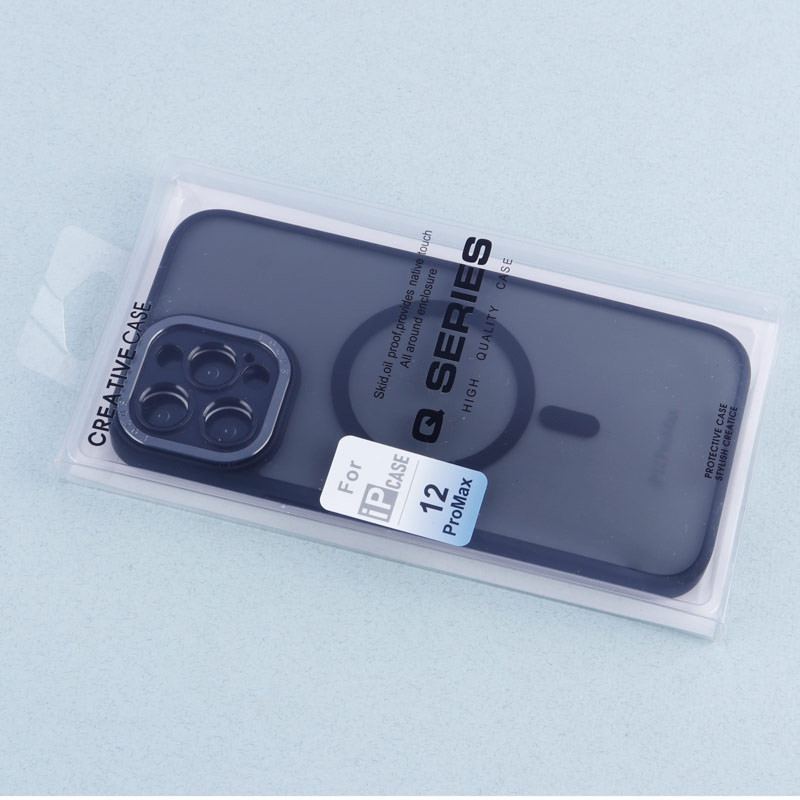 قاب PC مات Q.Series Focus دور رنگی مگ سیف محافظ لنزدار iPhone 12 Pro Max