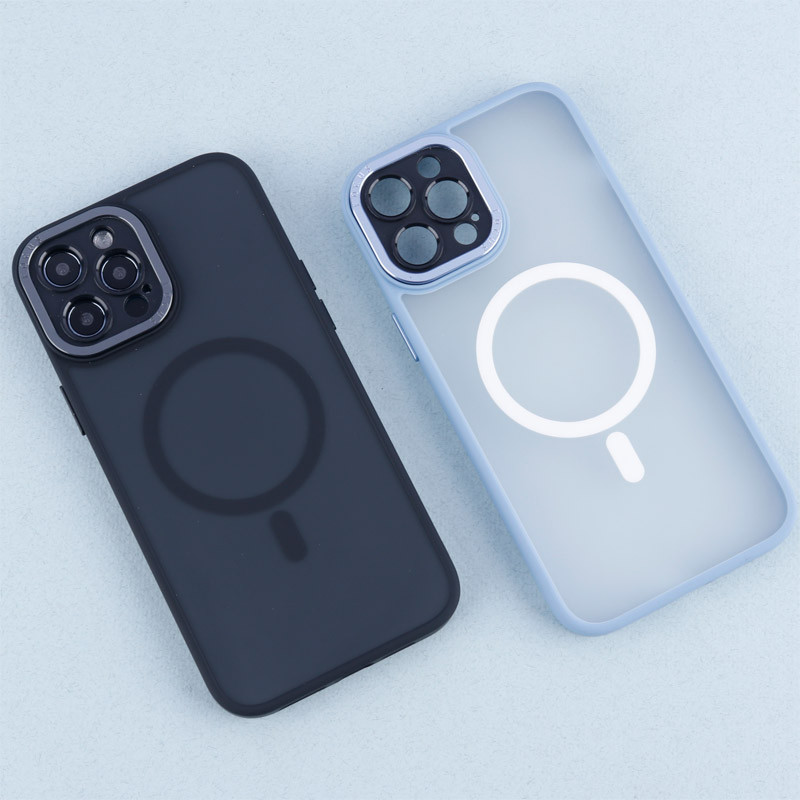 قاب PC مات Q.Series Focus دور رنگی مگ سیف محافظ لنزدار iPhone 12 Pro Max