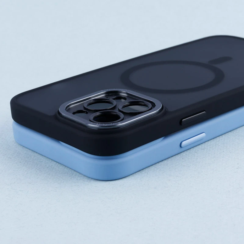 قاب PC مات Q.Series Focus دور رنگی مگ سیف محافظ لنزدار iPhone 12 Pro Max