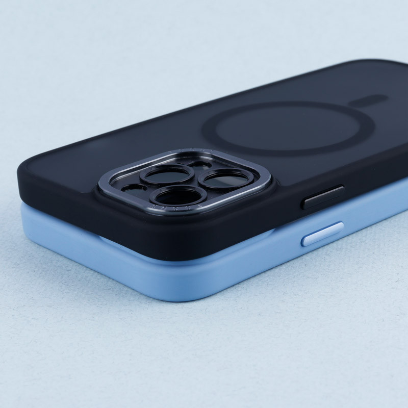 قاب PC مات Q.Series Focus دور رنگی مگ سیف محافظ لنزدار iPhone 12 Pro Max