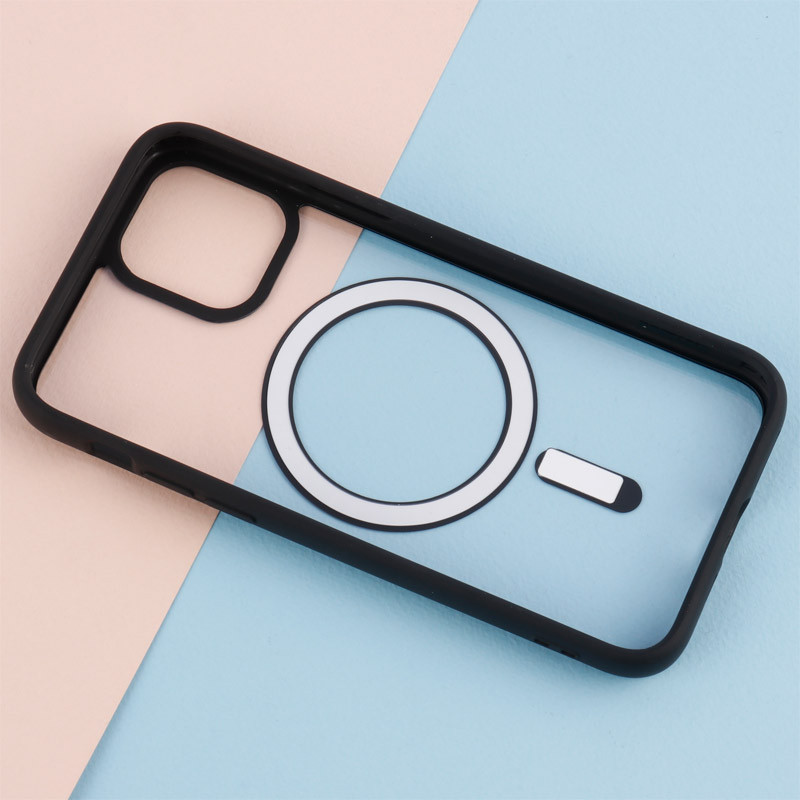 قاب PC شفاف دور رنگی مگ سیف iPhone 11 Pro